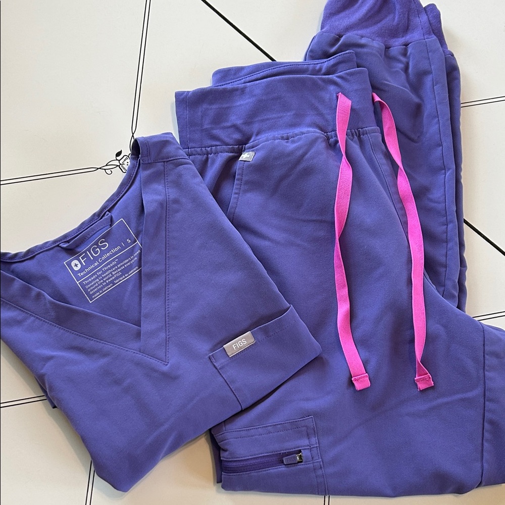 Women’s figs, scrub top and pants